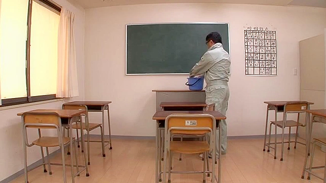 Unforgettable Encounter Between School Janitor and Hot Milf Professor in Japan