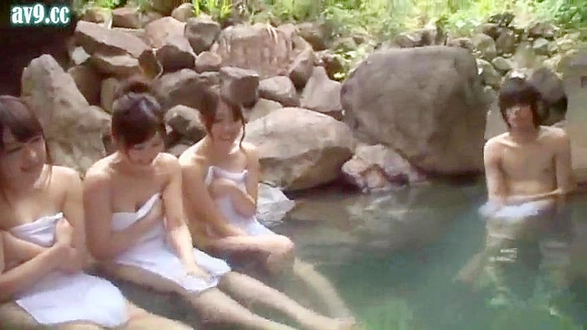 Sexual Awakening at the Spa - A Threesome with Naughty JAV Girls