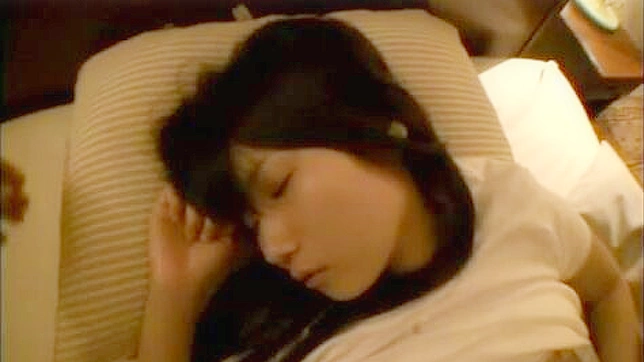 Taboo Family affair - Sleeping teen gets late night visit from her stepdad