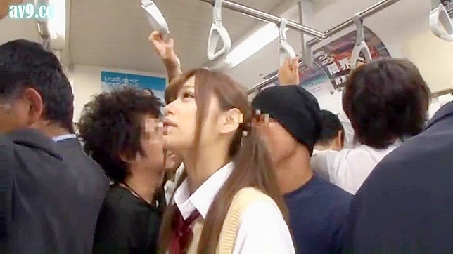Naive teen gets publicly seduced by immodest guys in Japan