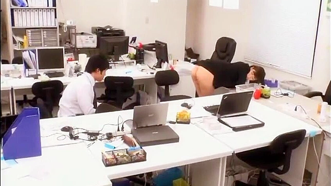 Nippon Naughty Boss and Junior colleague Wild Ride in the Office