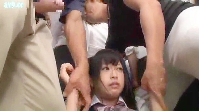 Teen Gets Gangbanged in Public by Japan guys on bus