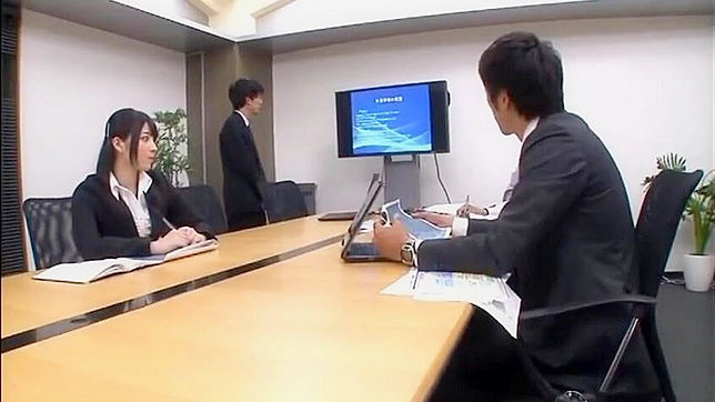 Naughty Business Lady Ai Uehara Secret Desires Exposed in Steamy Company Meeting