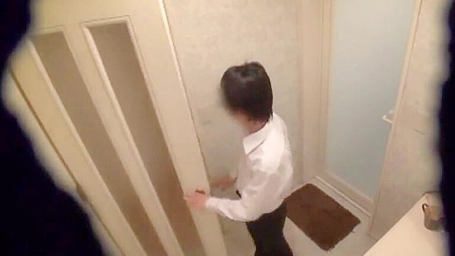 Bathroom Blowjob Surprise by Horny JAV Teen