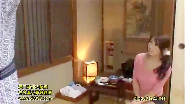 Sexy Oriental MILF Takes Care of Father-in-law Needs