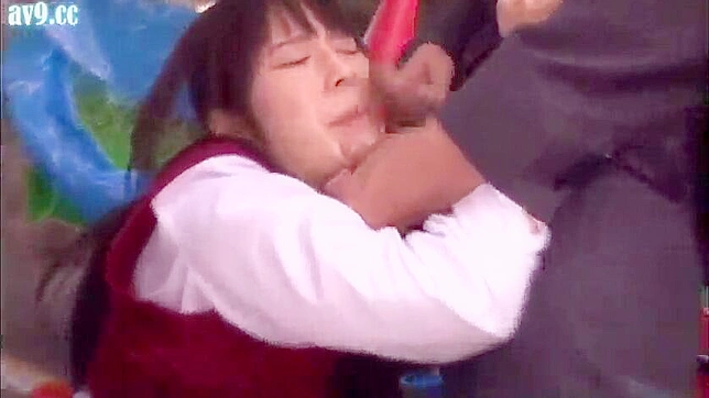 Teen Gets Assaulted and Pounded on Parking lot by Manic in Japan