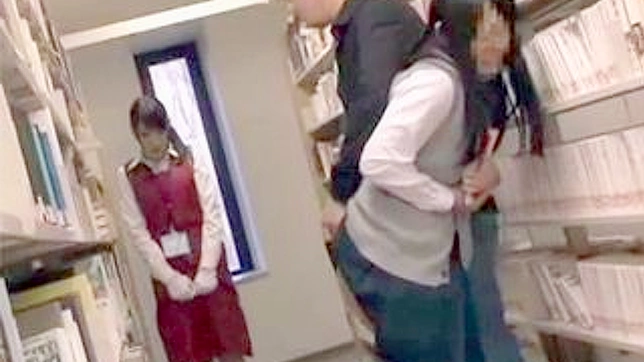 ニッポン・ガイによる学校図書館での少女への恥知らずな攻撃