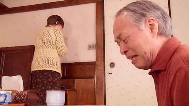 Oriental Teen Hara Chigusa Hot Apartment Fuck with Old Man and his wife