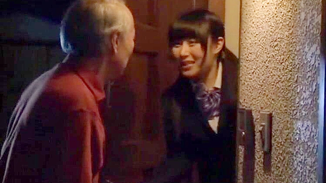 Oriental Teen Hara Chigusa Hot Apartment Fuck with Old Man and his wife
