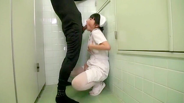 Naughty Nurse Toilet Trip Gone Wrong in Japan