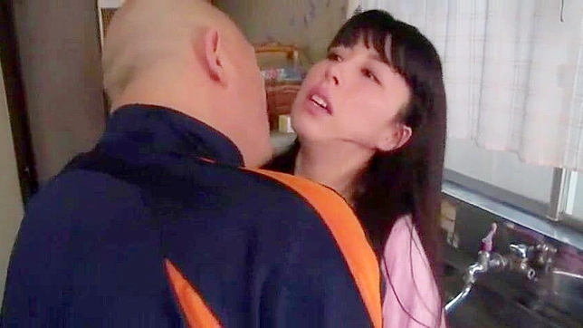 Roughly Fucked by Neighbor in Japan Housewife Apartment