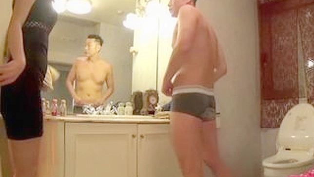 Sister friend surprises him in shower during sleepover