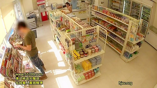 Yoshikawa Aimi Big Breasts Make Her Lose a Bet and Have to Fuck Customers at the Store
