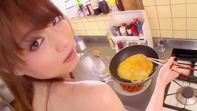 Akiho Morning Delight - Oriental House Maid Gets Fucked in the Kitchen