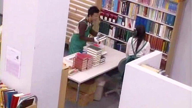 Uninhibited Librarian Rough Sex with Boss in Japan