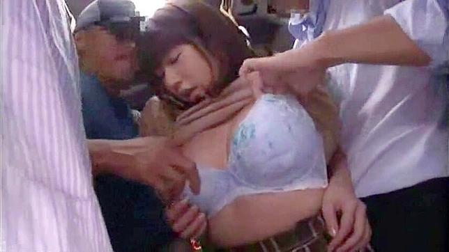 Asian Babe Rough Public Sex with a Stranger on a Bus