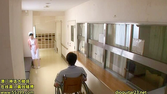 Japanese Nurse Gives Handjob in Hallway to Paralyzed Patient