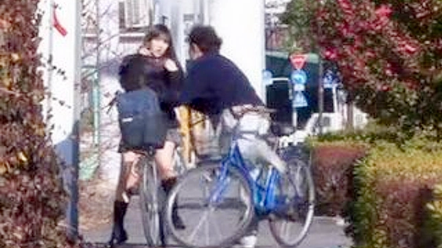 アジア人学校の帰り道、女子生徒がマニアックな男に遭遇した。