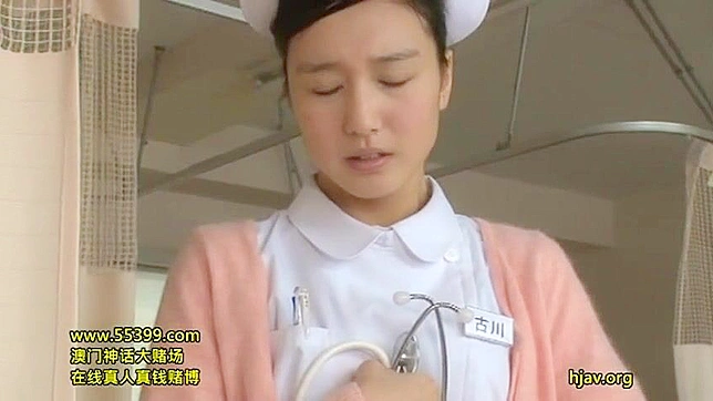Japanese Nurse Aide Goes Wild with Patient Erotic Massage and Blowjob