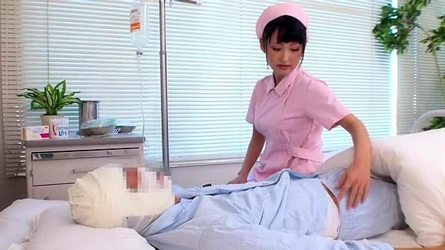 Naughty Nurse Healing Touch Leaves Patient Satisfied