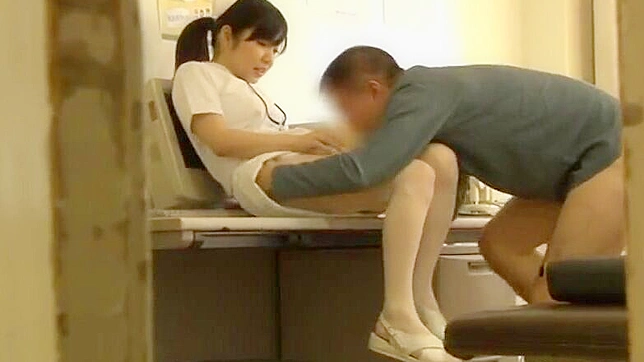 Naughty Nurse Gets Banged by Patient in Doctor office