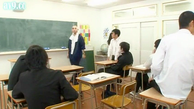 Raw Japanese AV Teacher Brutally Gang Fucked by Students - Extreme XXX Porn