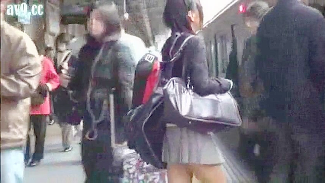 アジア人ティーンとの公共列車でのセックスが思いがけない快楽につながる