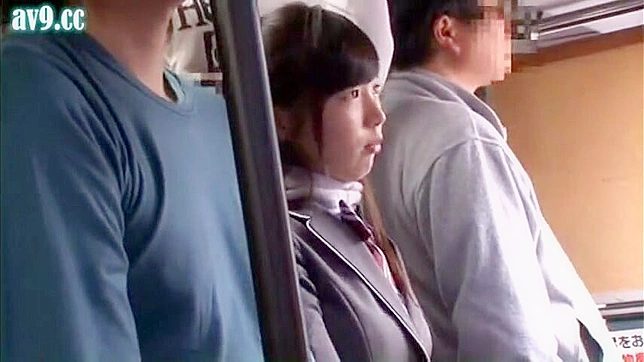 Public Bus Pleasure - Young Oriental Girl Gets Naughty
