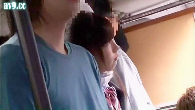 Public Bus Pleasure - Young Oriental Girl Gets Naughty