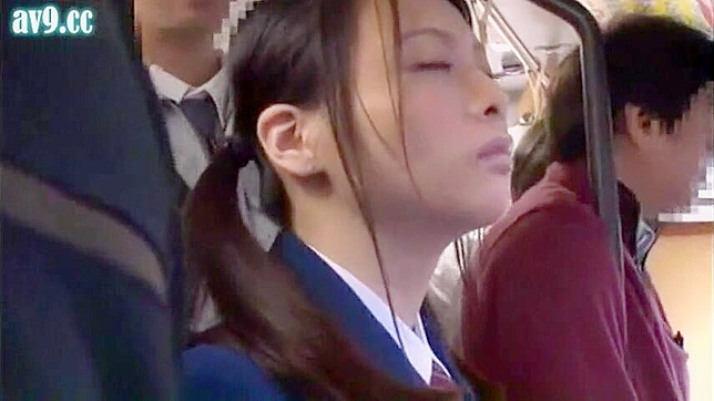Busty Schoolgirl Wild Ride on a Crowded Public Bus in Japan