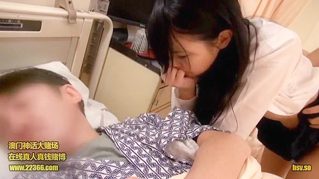 Sexy Nippon Nurse seduces patient friend during visit