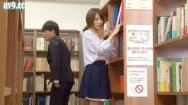 Kawai Yukino Shocking Encounter with a Pervert Professor in a JAV School library