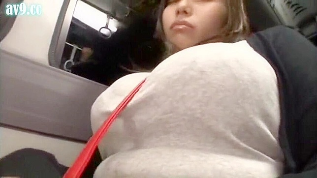 Asians Teen Huge Tits in Public Bus Seduce Sleepy Guy