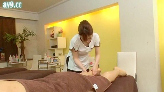 Massage Gone Wrong - Young Masseuse in Awkward Situation with Client