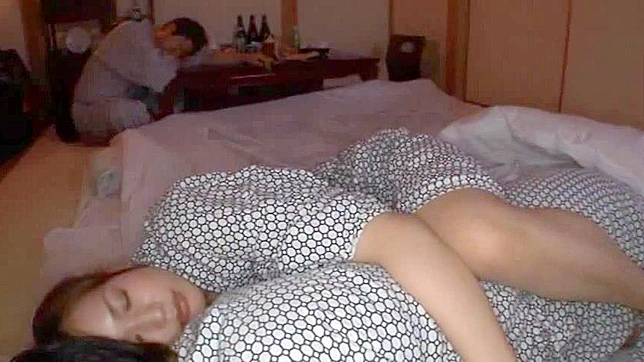 Unconscious Couple wild sex with best friend caught on camera