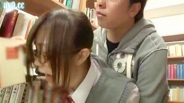 Pervert Prey in Asians School Library