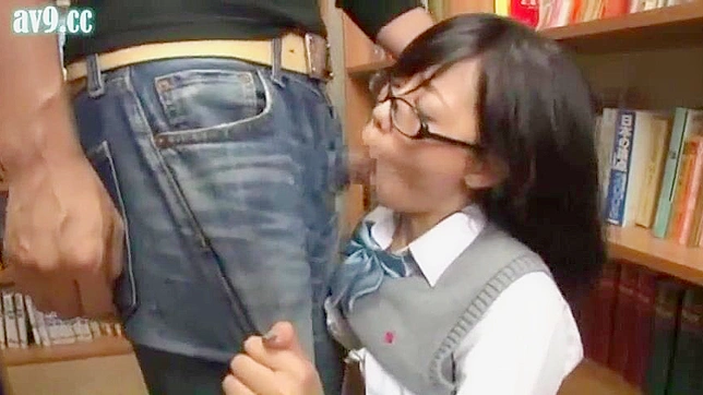Violation in the Stacks - A Nippon Schoolgirl Secret Desires Exposed
