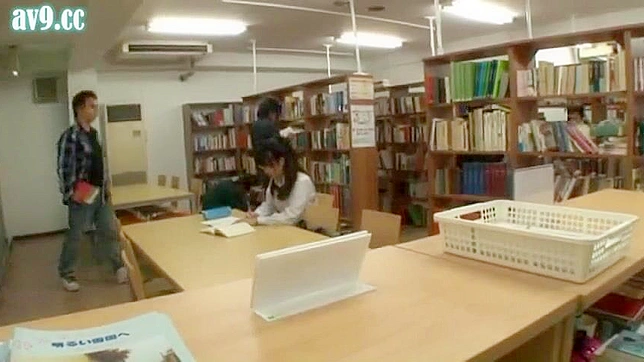 Nippon Porn Video - Horny Boy in Public library attack