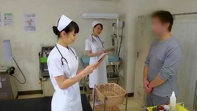 Naughty Nurse and Doctor office fun in Japan