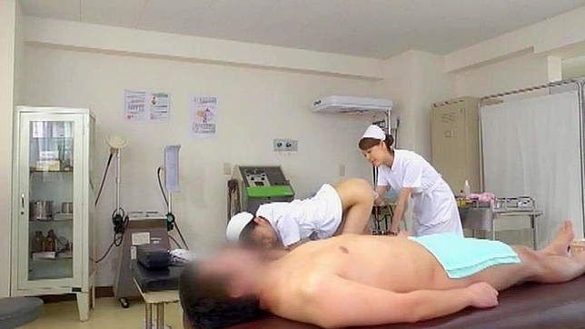 Naughty Nurse and Doctor office fun in Japan