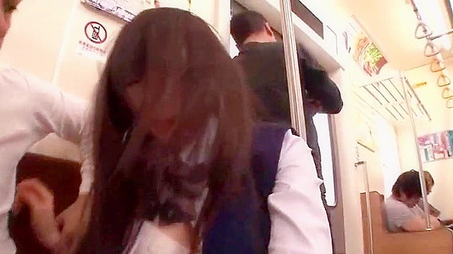 Public Porn in Japan - Pervert Rough Sex with Unwilling girl on train