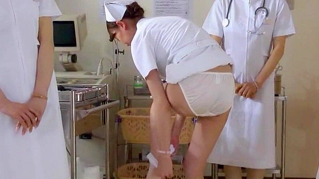 Naughty Nurses' Training in Japan - Anal Exams and More