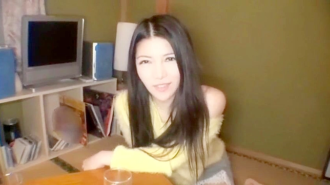 Asians Girl Gets Wild With Two Men while her boyfriend passes out on table