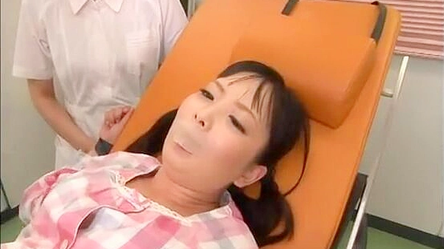 Japan Kinky Doctor Anal Sex with patient in front of nurse