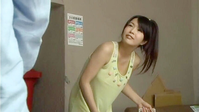 Neighbor Secret Desires Unleashed on Busty Japanese Housewife in Basement