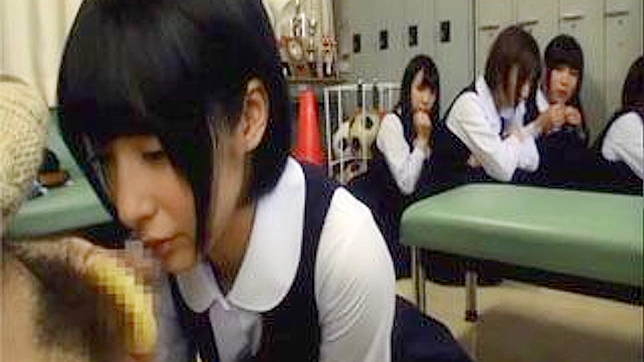 Humiliation in front of others - Dirty professor takes advantage of innocent schoolgirl desire for pineapple