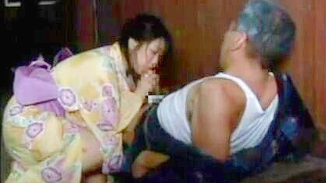 タブー家族の情事 - 日本の妻は義父と秘密の野外セックスをする