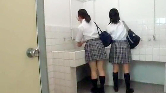 Oriental Schoolgirl Secret Shower Surprise