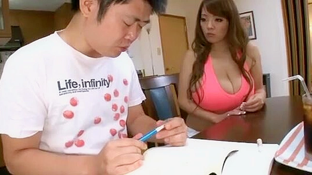 Student Boy Is Mad About Big Boobs Of His Busty Sister In Law Hitomi Tanaka