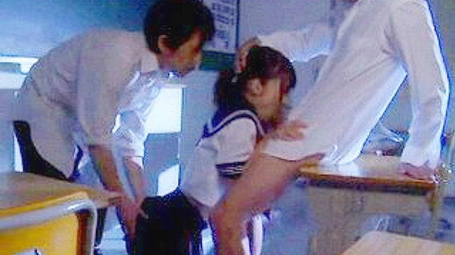 Yura Secret Exposed - Blackmail and Cream Pie in the Classroom